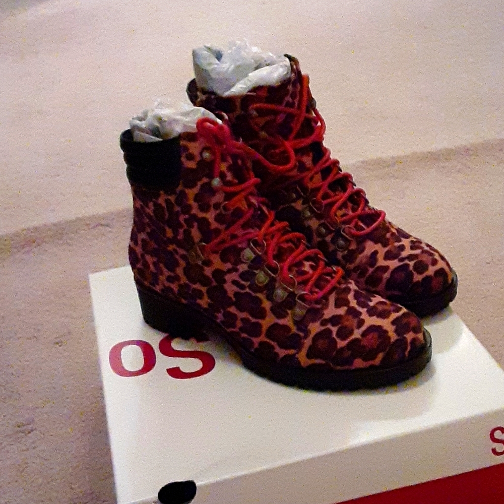 Cheetah Print Boots
